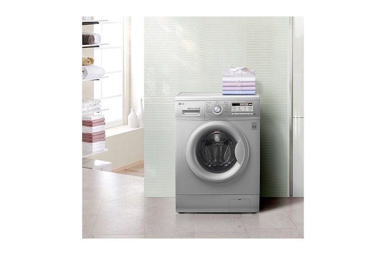 LG 7 KG, SILNIK DIRECT DRIVE Z 10 LETNIĄ GWARANCJĄ, 6 MOTION, 1000 OBR., SMART DIAGNOSIS, 13 PROGRAMÓW, F10B8QD5