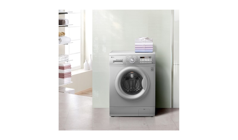 LG 7 KG, SILNIK DIRECT DRIVE Z 10 LETNIĄ GWARANCJĄ, 6 MOTION, 1000 OBR., SMART DIAGNOSIS, 13 PROGRAMÓW, F10B8QD5