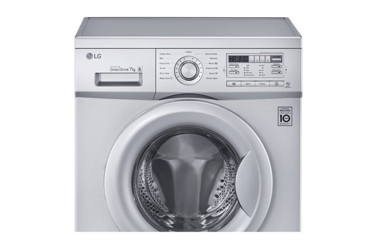 LG 7 KG, SILNIK DIRECT DRIVE Z 10 LETNIĄ GWARANCJĄ, 6 MOTION, 1000 OBR., SMART DIAGNOSIS, 13 PROGRAMÓW, F10B8QD5