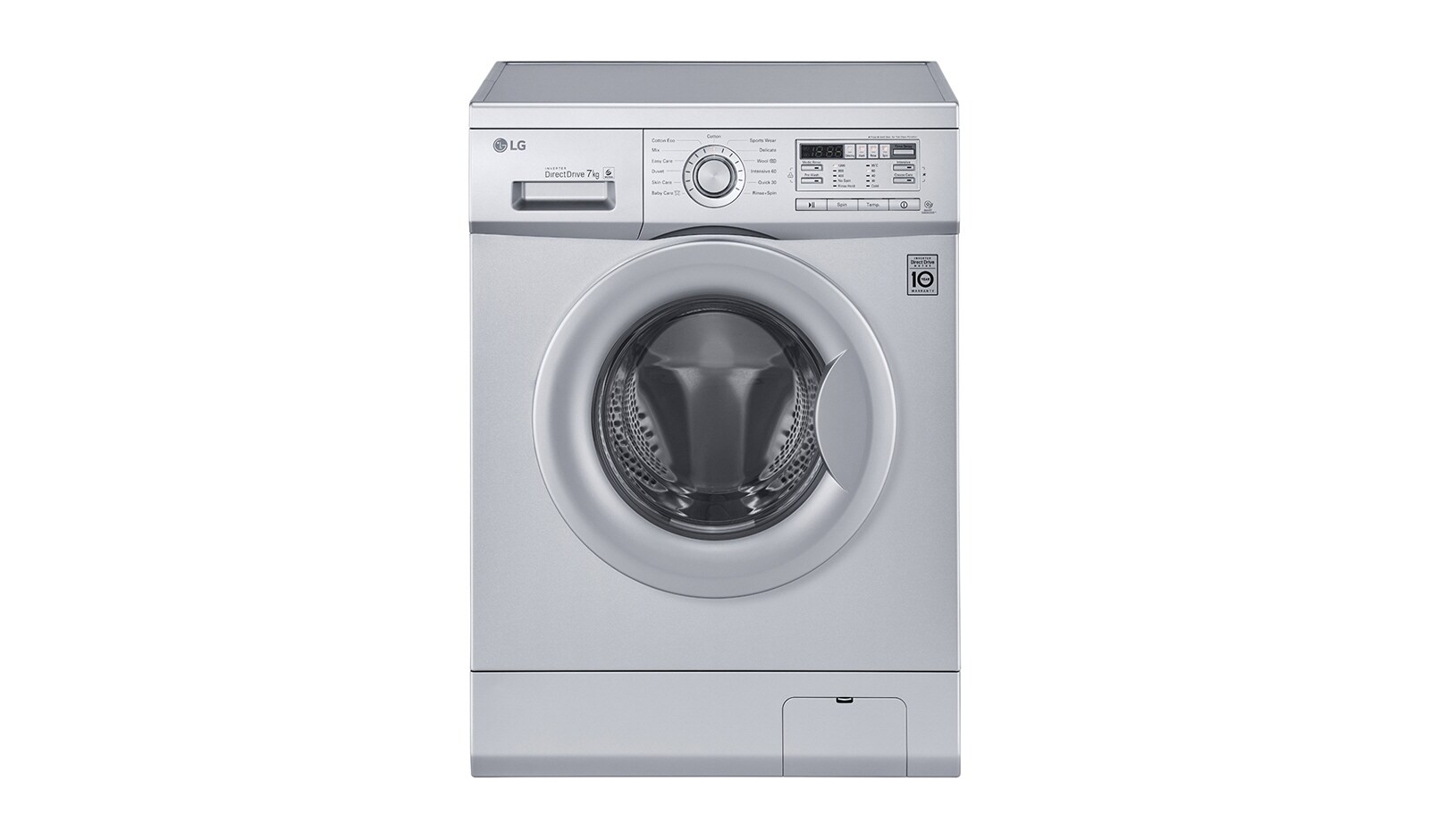 7 KG, SILNIK DIRECT DRIVE Z 10 LETNIĄ GWARANCJĄ, 6 MOTION, 1000 OBR., SMART DIAGNOSIS, 13 PROGRAMÓW F10B8QD5 - widok z przodu