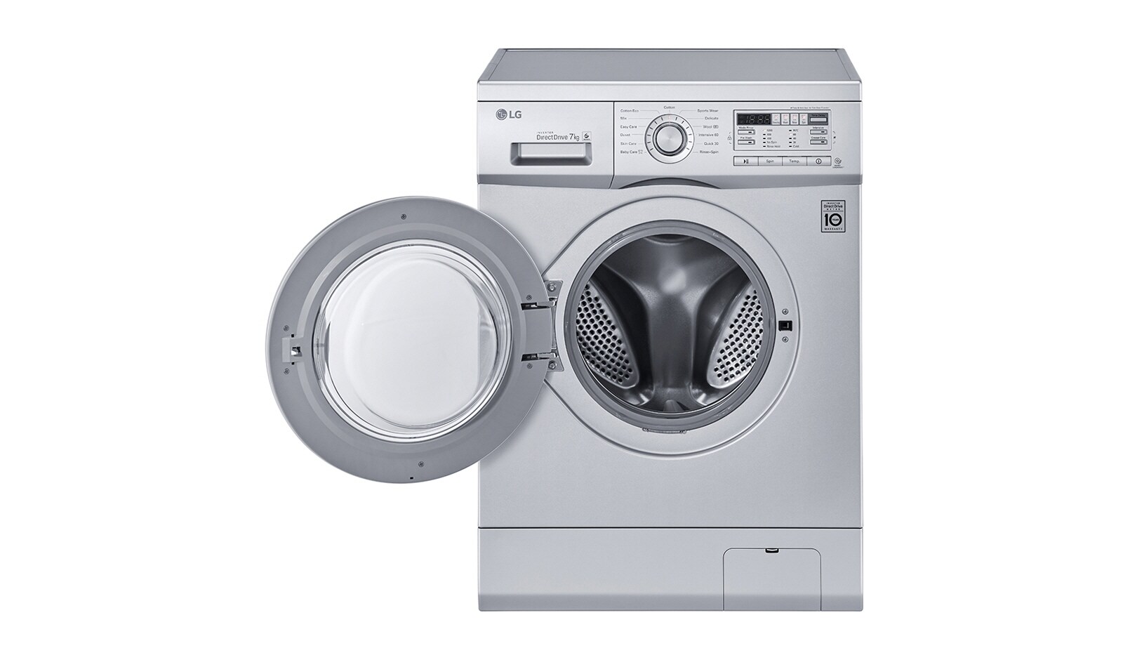 LG 7 KG, SILNIK DIRECT DRIVE Z 10 LETNIĄ GWARANCJĄ, 6 MOTION, 1000 OBR., SMART DIAGNOSIS, 13 PROGRAMÓW, F10B8QD5