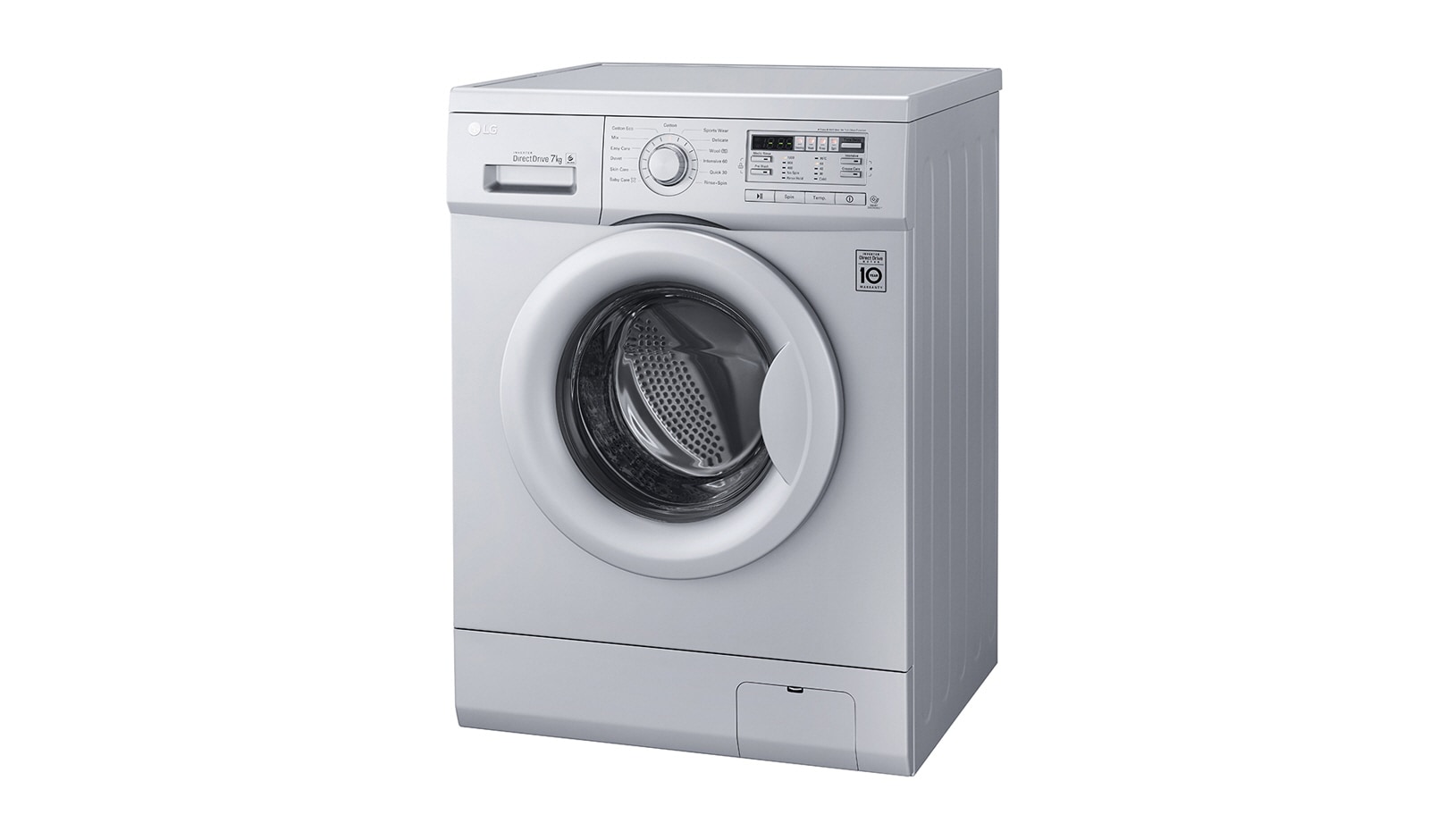 LG 7 KG, SILNIK DIRECT DRIVE Z 10 LETNIĄ GWARANCJĄ, 6 MOTION, 1000 OBR., SMART DIAGNOSIS, 13 PROGRAMÓW, F10B8QD5