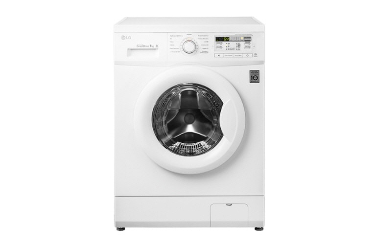 7 kg, silnik Direct Drive z 10 letnią gwarancją, 6 motion, 1000 obr., Smart Diagnosis, 13 programów,  F10B8QD - widok z przodu