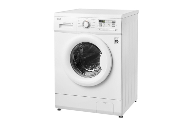LG 7 kg, silnik Direct Drive z 10 letnią gwarancją, 6 motion, 1000 obr., Smart Diagnosis, 13 programów, , F10B8QD