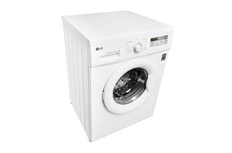 LG 7 kg, silnik Direct Drive z 10 letnią gwarancją, 6 motion, 1000 obr., Smart Diagnosis, 13 programów, , F10B8QD