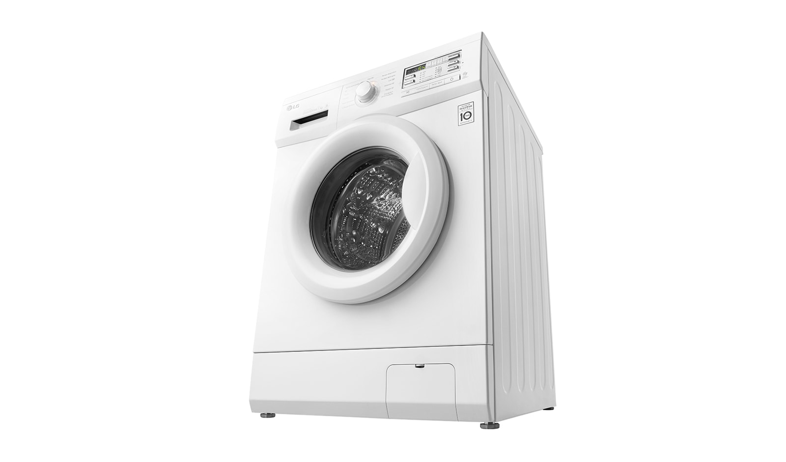 LG 7 kg, silnik Direct Drive z 10 letnią gwarancją, 6 motion, 1000 obr., Smart Diagnosis, 13 programów, , F10B8QD