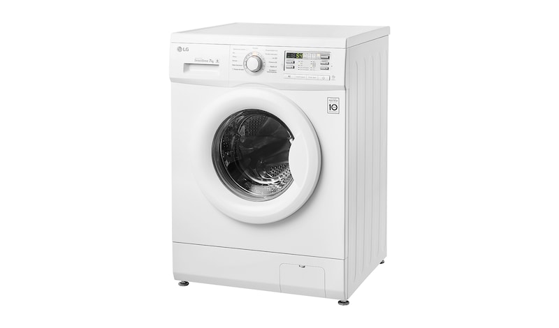 LG 7 kg, silnik Direct Drive z 10 letnią gwarancją, 6 motion, 1000 obr., Smart Diagnosis, 13 programów, , F10B8QD
