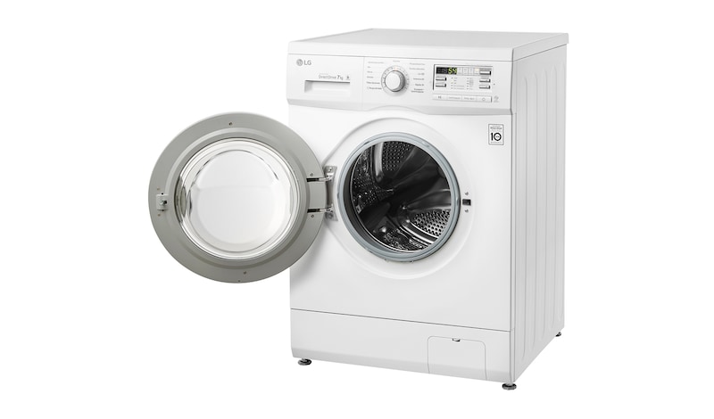 LG 7 kg, silnik Direct Drive z 10 letnią gwarancją, 6 motion, 1000 obr., Smart Diagnosis, 13 programów, , F10B8QD