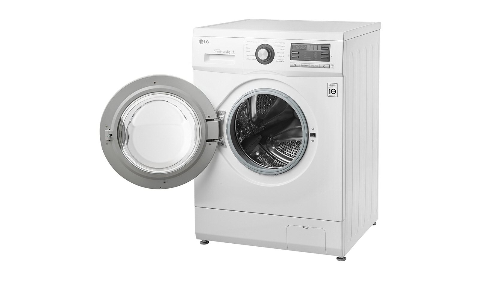 LG 8 kg, silnik Direct Drive z 10 letnią gwarancją, 6 motion, 1000 obr., Smart Diagnosis, 13 programów, F10B8TD1