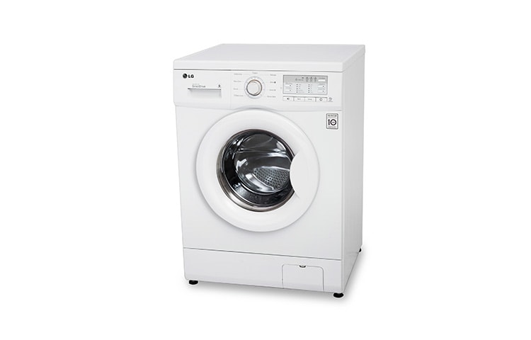 LG 5 kg, silnik Direct Drive z 10 letnią gwarancją, 6 motion, 1000 obr., Smart Diagnosis, 9 programów, F10B9LD