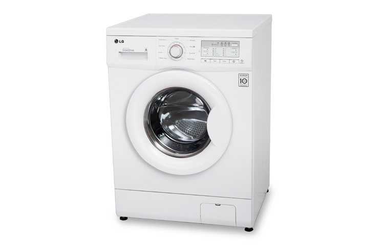 LG 7 kg, silnik Direct Drive z 10 letnią gwarancją, 6 motion, 1000 obr., Smart Diagnosis, 9 programów, F10B9QD