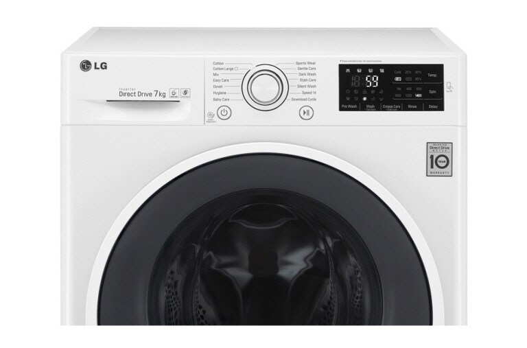 LG 7 kg, TurboWash™, Direct Drive, 1000rpm, NFC, F10U2QDN1