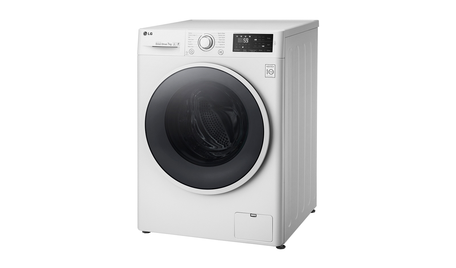LG 7 kg, TurboWash™, Direct Drive, 1000rpm, NFC, F10U2QDN1