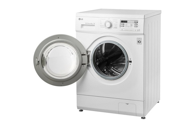 LG 6 kg, silnik Direct Drive z 10 letnią gwarancją, 6 motion, 1200 obr., Smart Diagnosis, 14 programów, , F12B8ND