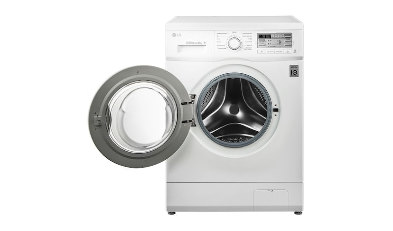 LG 6 kg, silnik Direct Drive z 10 letnią gwarancją, 6 motion, 1200 obr., Smart Diagnosis, 14 programów, , F12B8ND