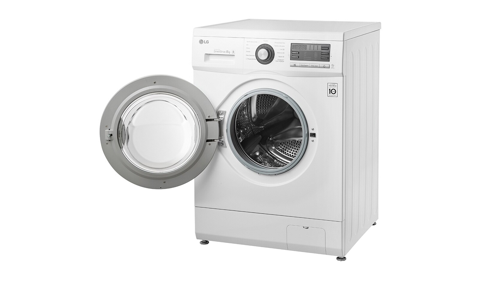 LG 8 kg, silnik Direct Drive z 10 letnią gwarancją, 6 motion, 1200 obr., Smart Diagnosis, 13 programów,, F12B8TD1