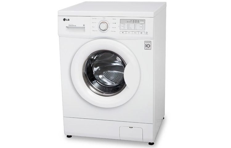LG 7 kg, silnik Direct Drive z 10 letnią gwarancją, 6 motion, 1200 obr., Smart Diagnosis, 9 programów, F12B9QD