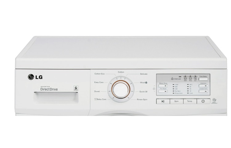 LG 7 kg, silnik Direct Drive z 10 letnią gwarancją, 6 motion, 1200 obr., Smart Diagnosis, 9 programów, F12B9QD