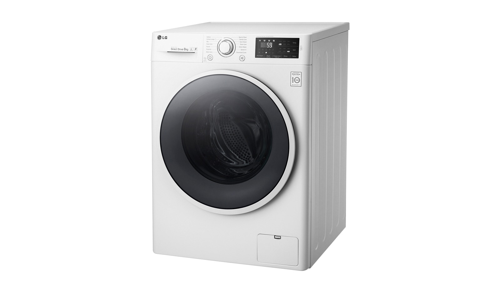 LG 8 kg, technologia TurboWash™, Direct Drive, 1200rpm, NFC, F12U2TDN0