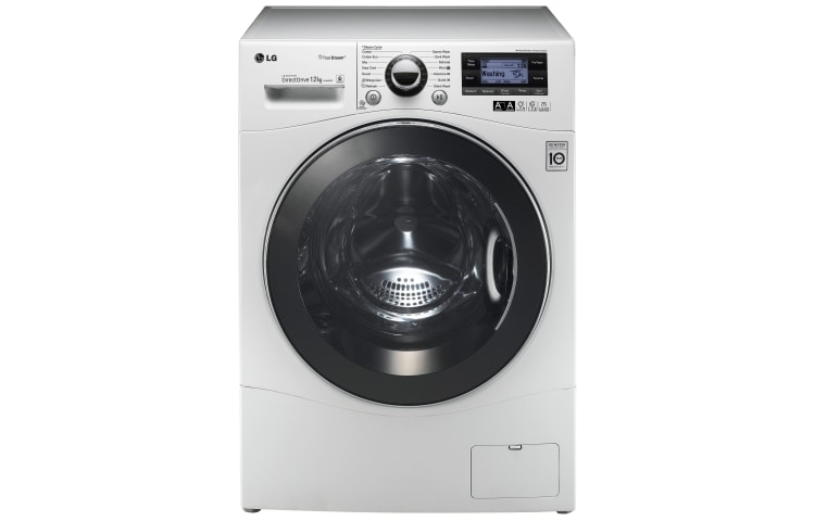 12 KG PRALKA PAROWA, SILNIK DIRECT DRIVE Z 10 LETNIĄ GWARANCJĄ, 1400 OBR., 6 MOTION, SMART DIAGNOSIS F1495BDS - widok z przodu