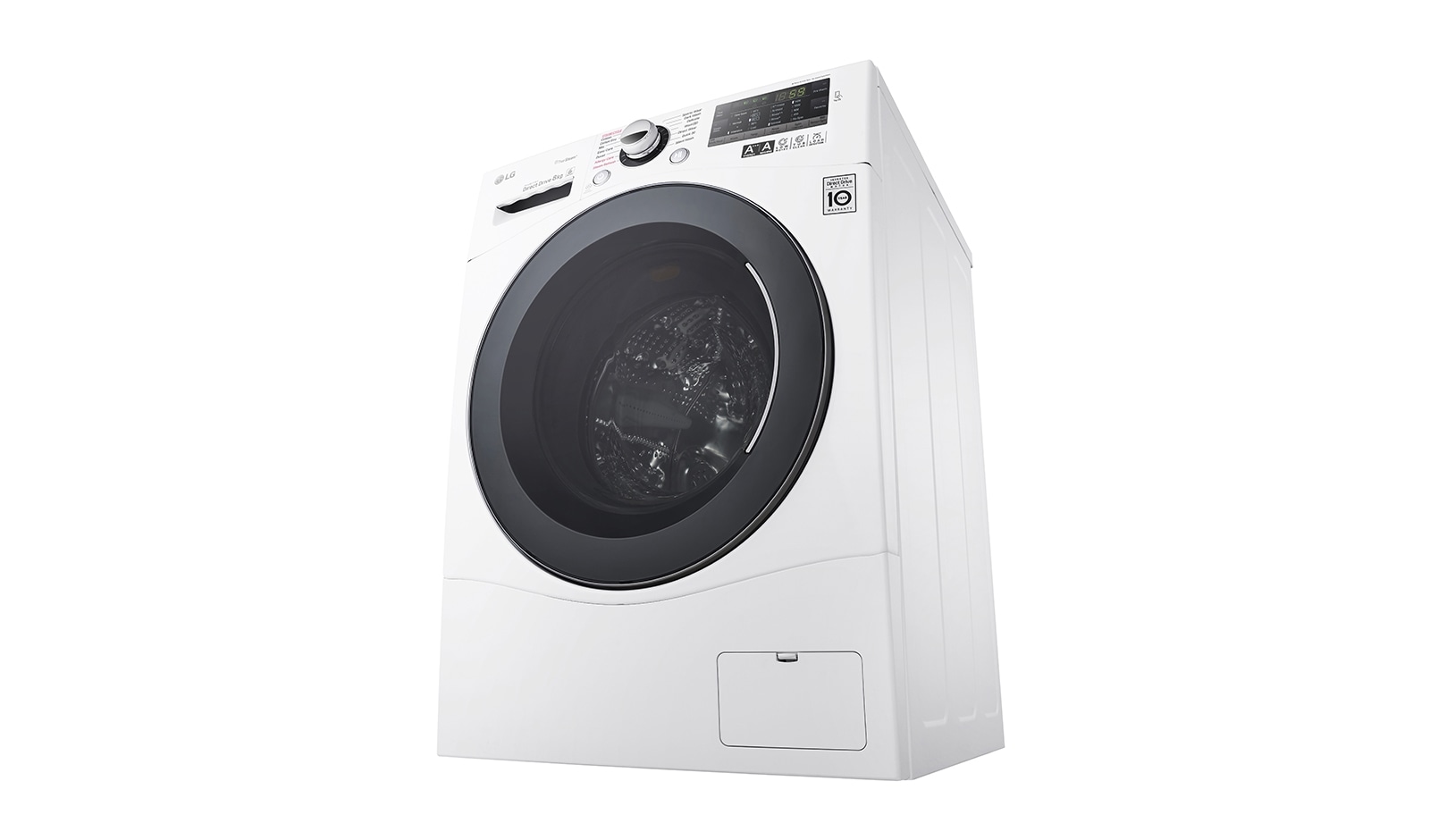 LG 8 kg, silnik Direct Drive z 10 letnią gwarancją, 6 motion, 1400 obr., Smart Diagnosis, 14 programów, F14A8TD