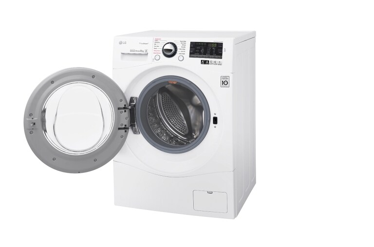 LG 8 kg, silnik Direct Drive z 10 letnią gwarancją, 6 motion, 1400 obr., Smart Diagnosis, 14 programów, F14A8TD