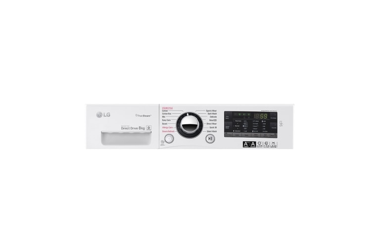 LG 8 kg, silnik Direct Drive z 10 letnią gwarancją, 6 motion, 1400 obr., Smart Diagnosis, 14 programów, F14A8TD