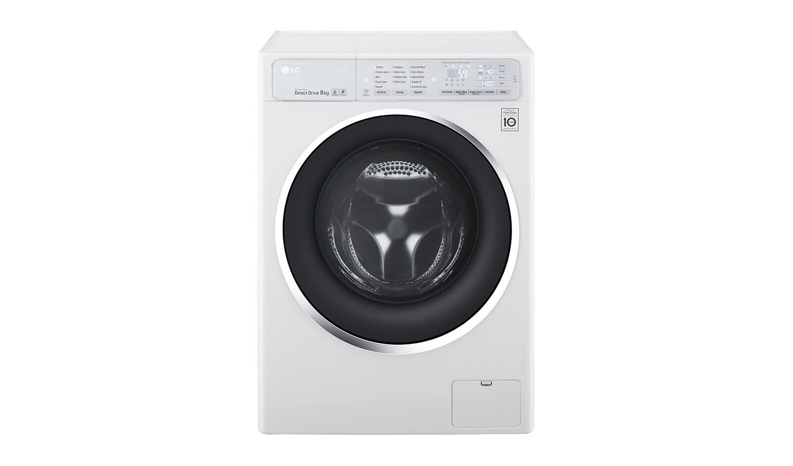 Pralka 6Motion DD TurboWash F14U1TCN2 - widok z przodu