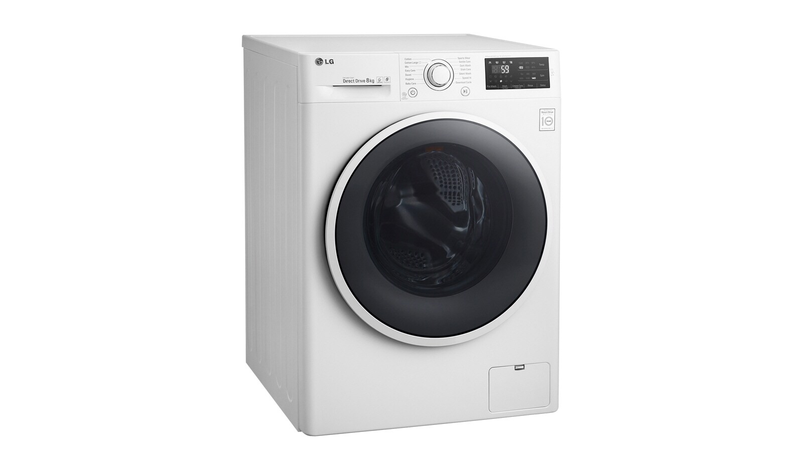 LG 8 kg, technologia TurboWash™, Direct Drive, 1400rpm, NFC, F14U2TDN1