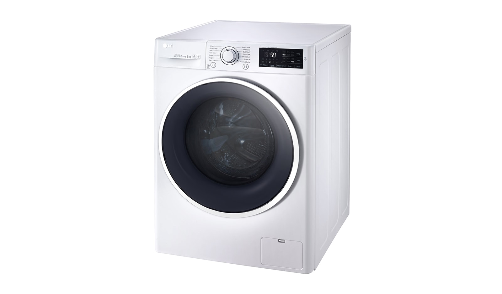 LG 8 kg, technologia TurboWash™, Direct Drive, 1400rpm, NFC, F14U2TDN1
