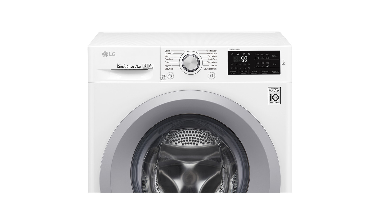 LG Pralka LG  C5 7kg 1200rpm F2J5QN4W, F2J5QN4W