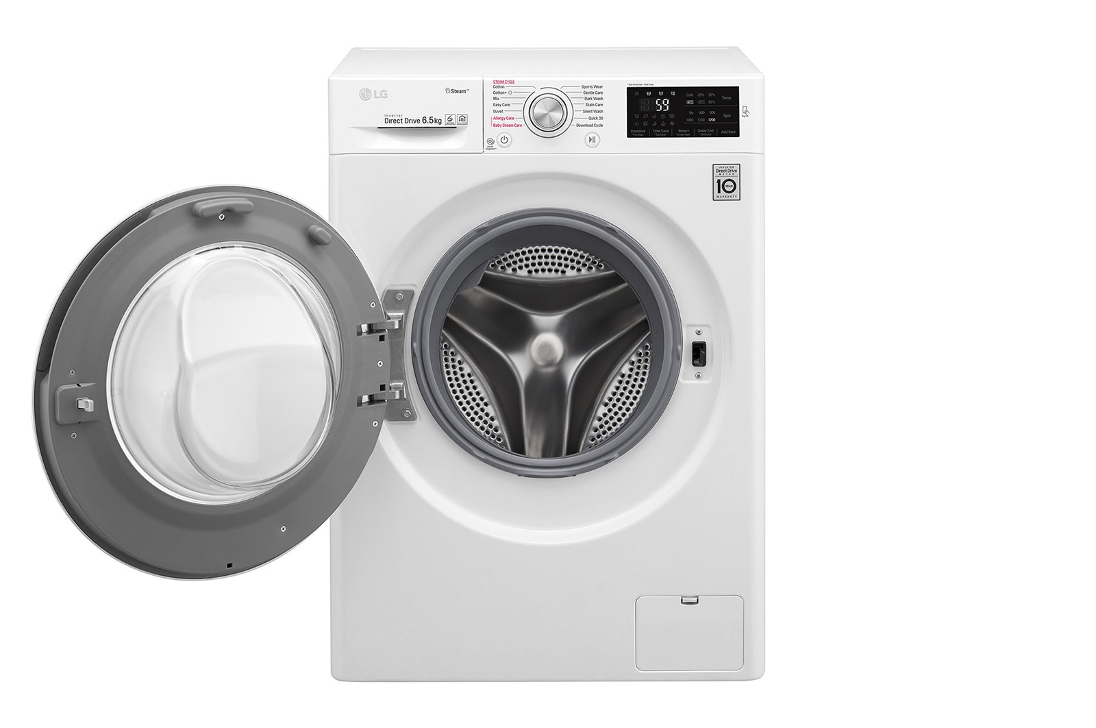LG Pralka C4 slim SteamSpa 6Motion Post DD, F2J6WY1W