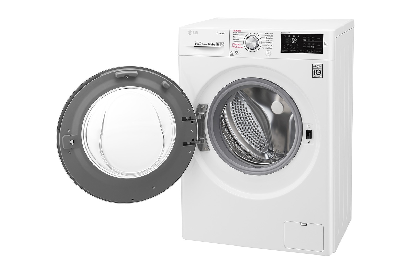 LG Pralka C4 slim SteamSpa 6Motion Post DD, F2J6WY1W