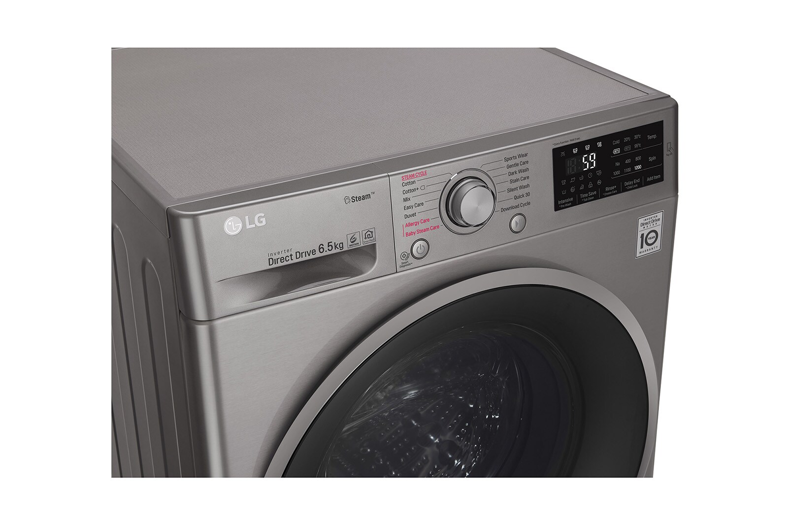 LG Pralka C4 slim SteamSpa, F2J6WY8S