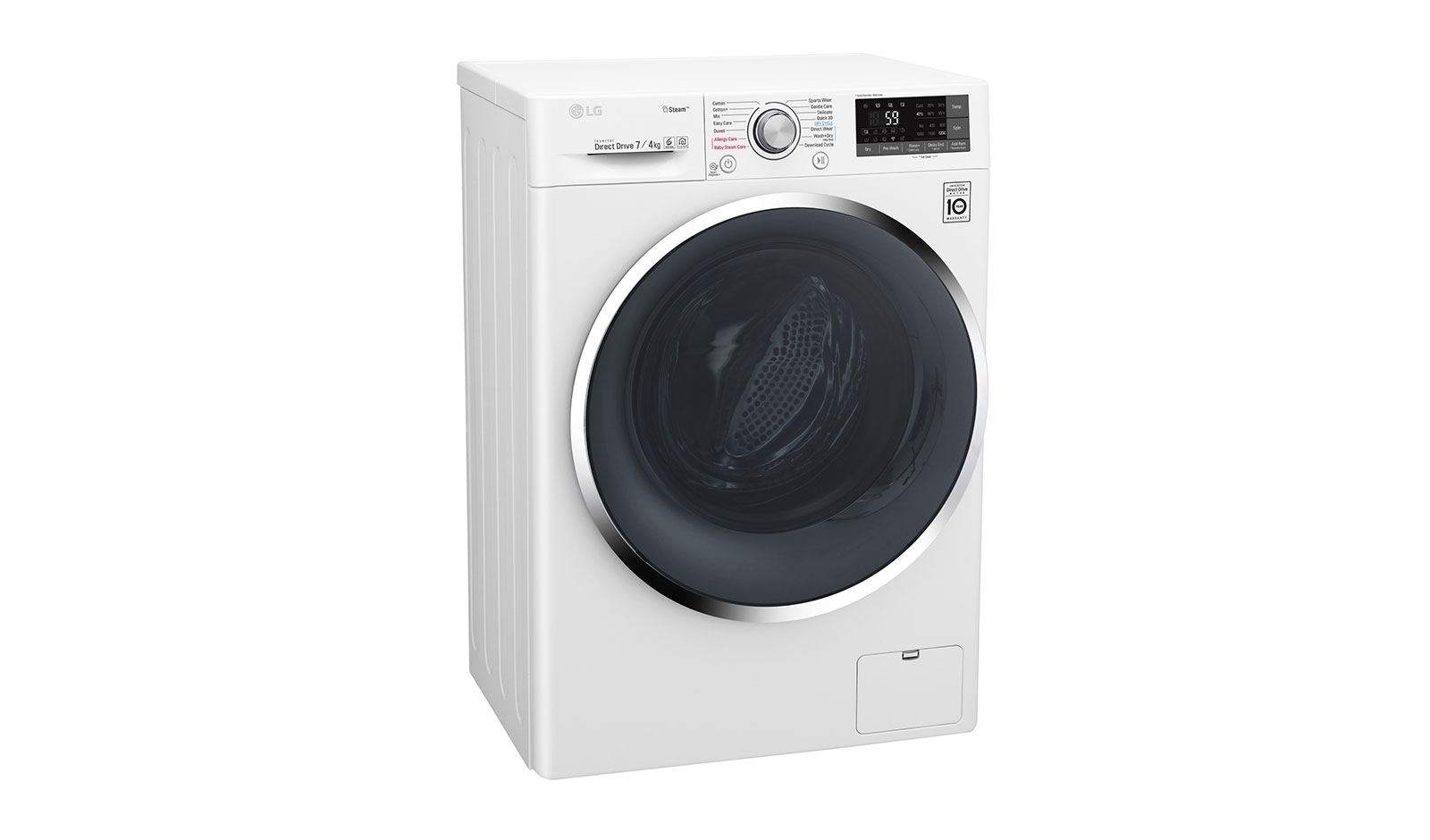 LG Pralko-suszarka LG Vivace C3 slim SpaSteam 7/4 kg 1200rpm ThinQ F2J7HG2W, F2J7HG2W