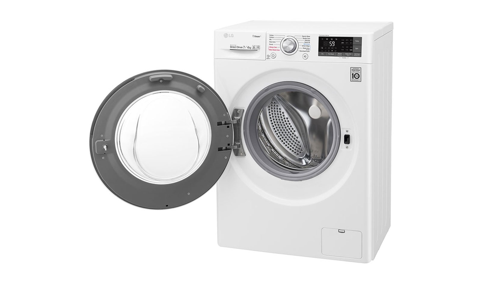 LG Pralko-suszarka LG Vivace C3 slim SpaSteam 7/4 kg 1200rpm ThinQ F2J7HG2W, F2J7HG2W