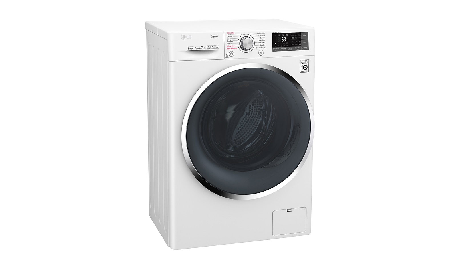 LG Pralka C3 slim SteamSpa Turbowash 1200rpm 7kg, F2J7HY2W