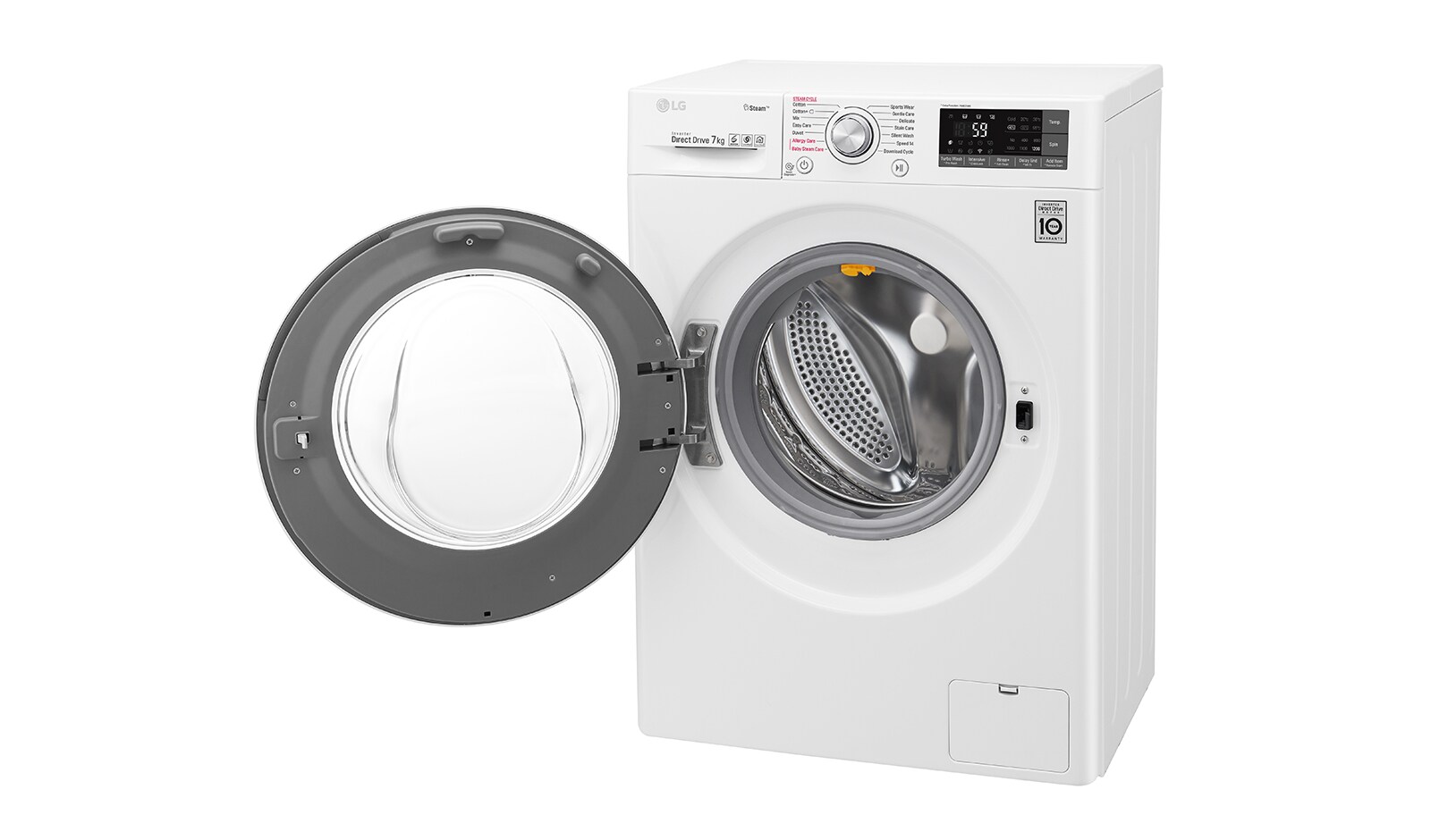 LG Pralka C3 slim SteamSpa Turbowash 1200rpm 7kg, F2J7HY2W
