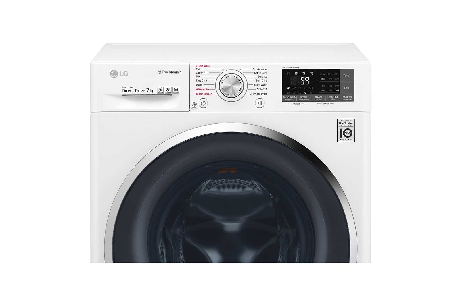 LG Pralka C2 slim TrueSteam Turbowash 1200rpm 7kg, F2J8HS2W