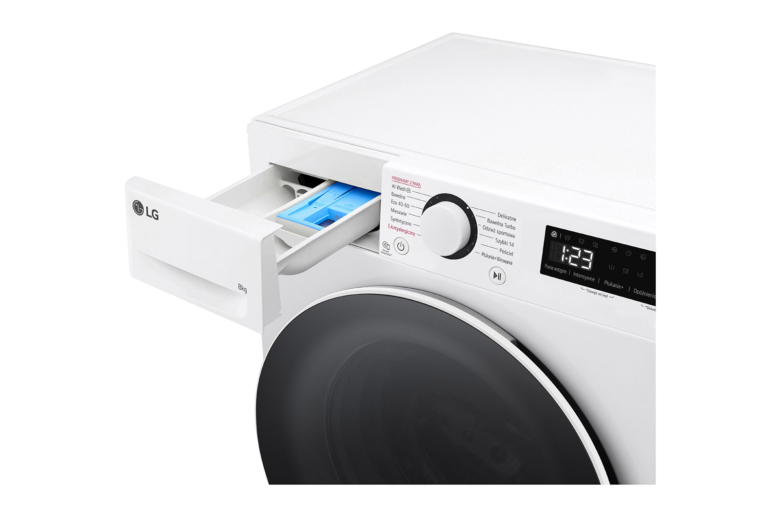 LG Pralka Vivace |klasa A-10%| 8 kg| F2W8S500W, F2W8S500W