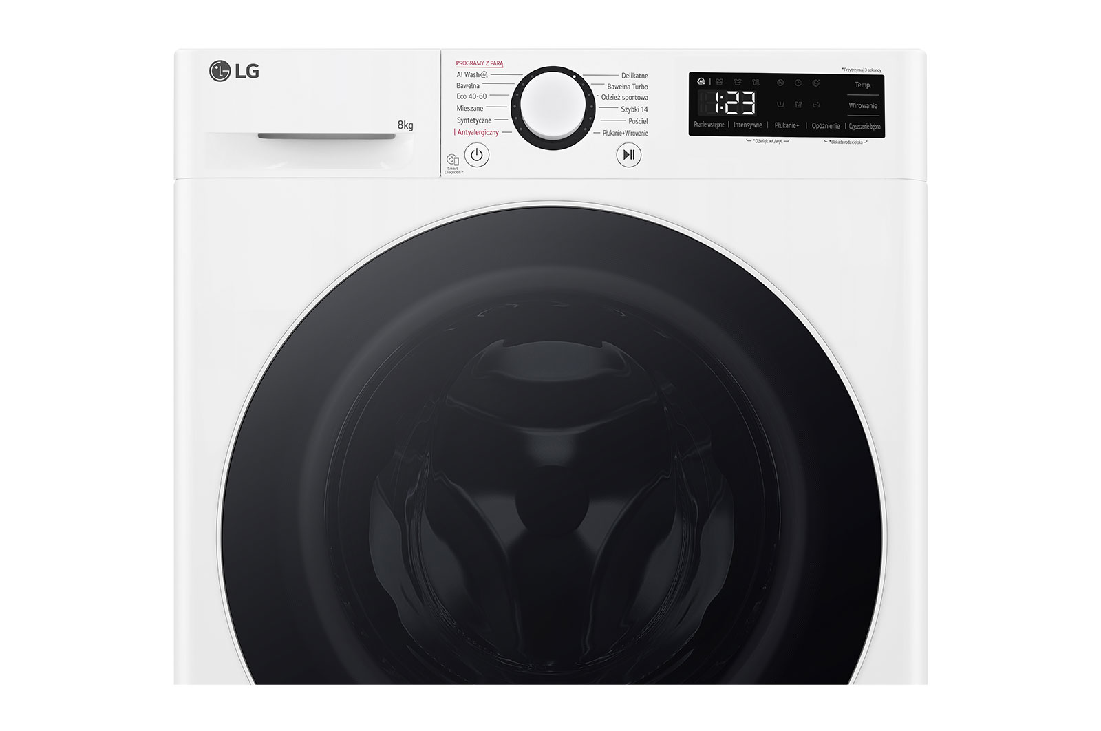 LG Pralka Vivace |klasa A-10%| 8 kg| F2W8S500W, F2W8S500W
