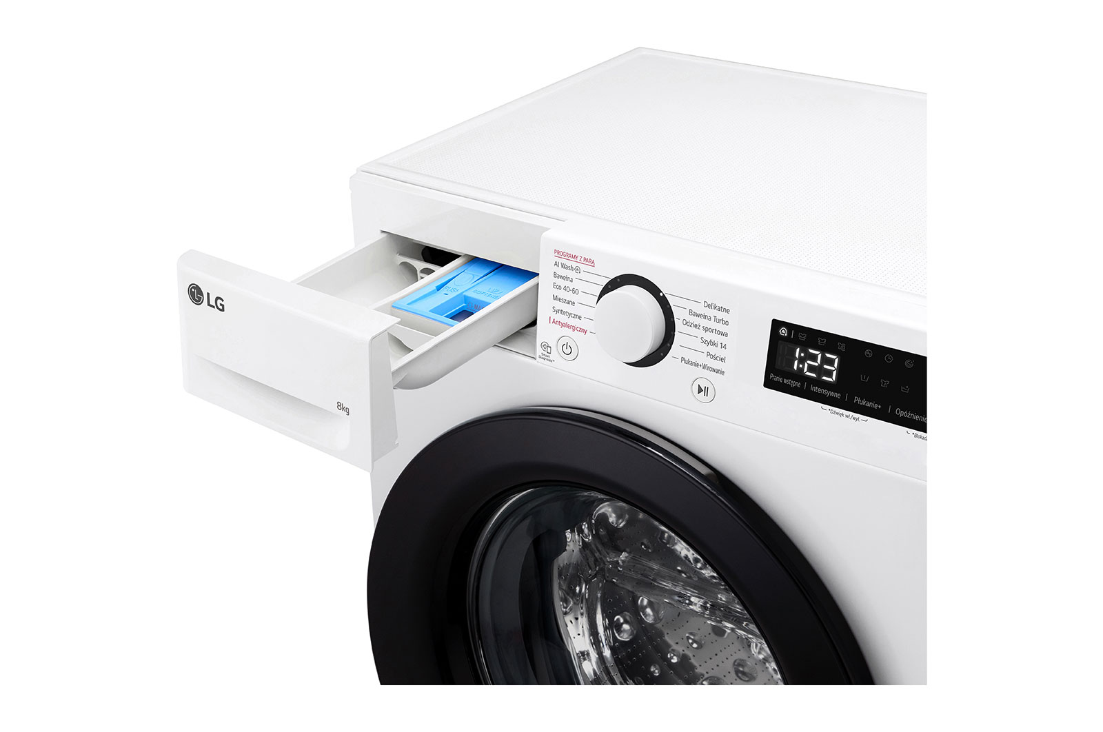 LG Pralka Vivace |klasa A-10%| 8 kg| F2W8S506W, F2W8S506W