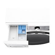 LG Pralka LG | Biała / srebrny panel | SLIM - 47.5 cm | 1-9 kg |1200 obr. | AIDD | Turbowash 360 | Klasa A-10% | F2W9S902W, F2W9S902W