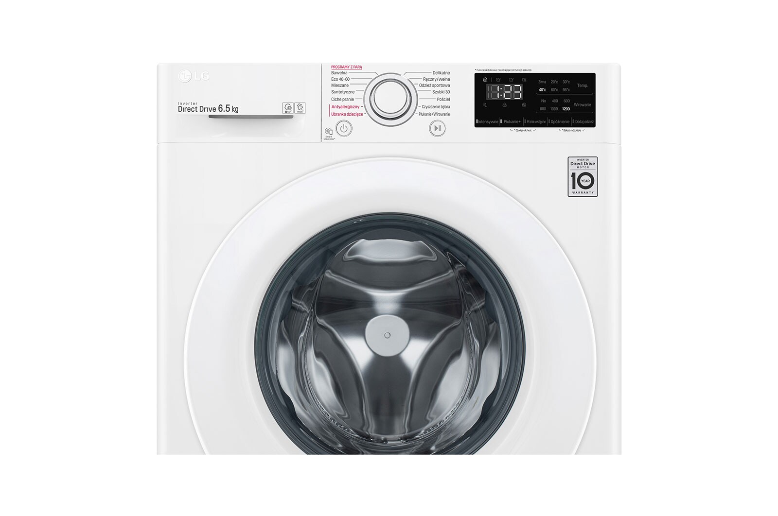 LG Pralka LG Vivace V200 slim 6,5kg Steam 1200rpm F2WN2S6S3E, F2WN2S6S3E