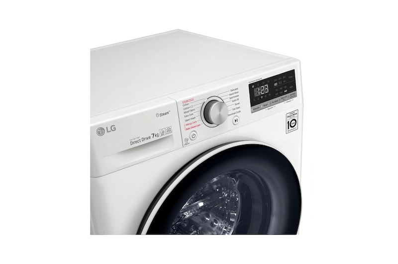 LG Pralka LG Vivace V400 slim 7kg Steam 1200rpm ThinQ F2WN4S7S0, F2WN4S7S0