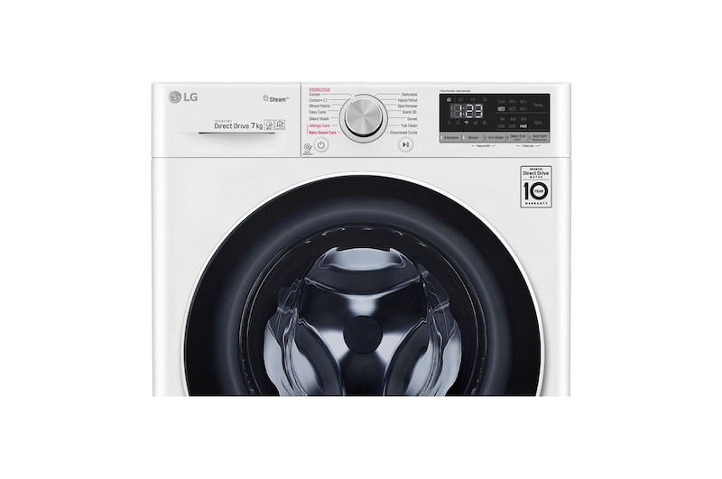 LG Pralka LG Vivace V400 slim 7kg Steam 1200rpm ThinQ F2WN4S7S1, F2WN4S7S1
