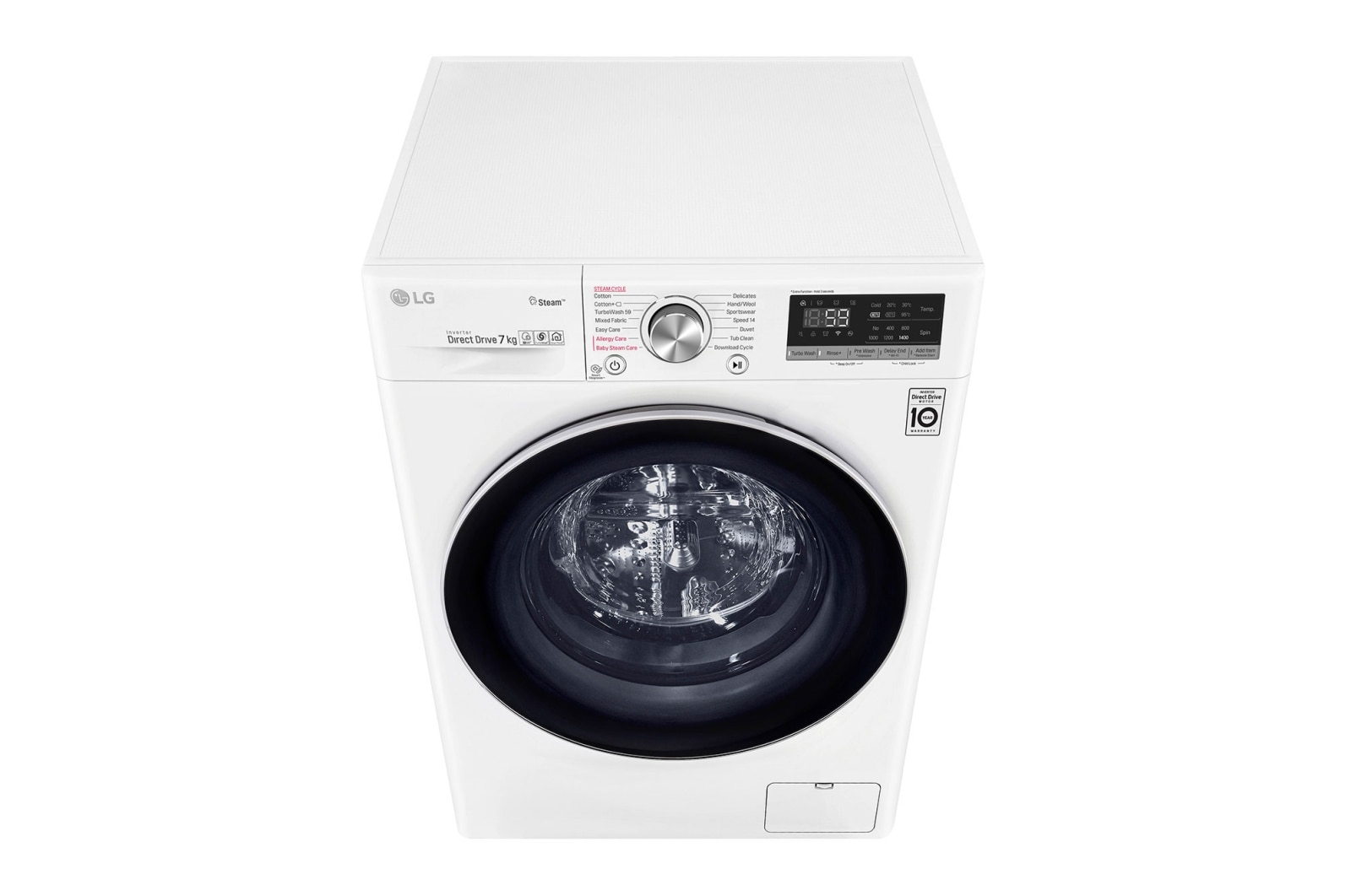 LG Pralka LG Vivace V600 7kg Steam 1200rpm ThinQ F2WN6S7S1, F2WN6S7S1