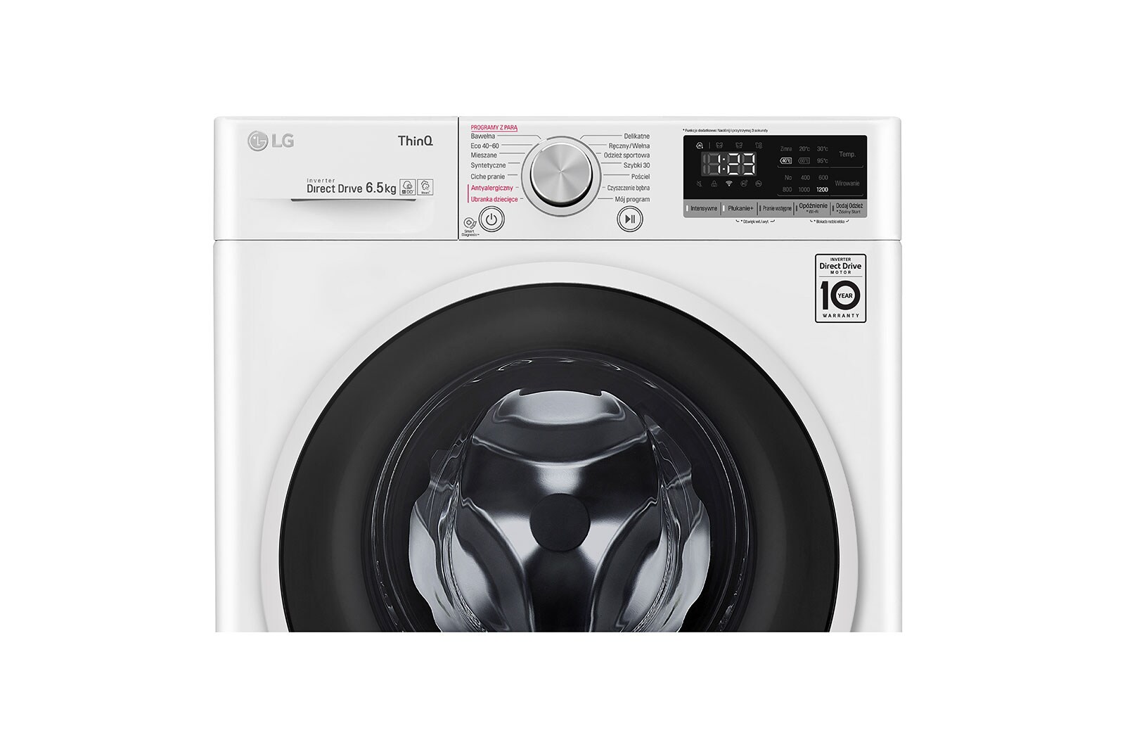LG Pralka LG Vivace V400 slim 6,5kg 1200rpm ThinQ F2WT4S6AIDD, F2WT4S6AIDD