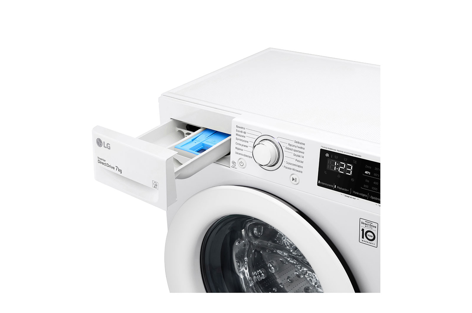 LG Pralka LG Vivace | V200 | slim 7kg | Steam | 1200 rpm | biała | AIDD | F2WV3S7N3E, F2WV3S7N3E