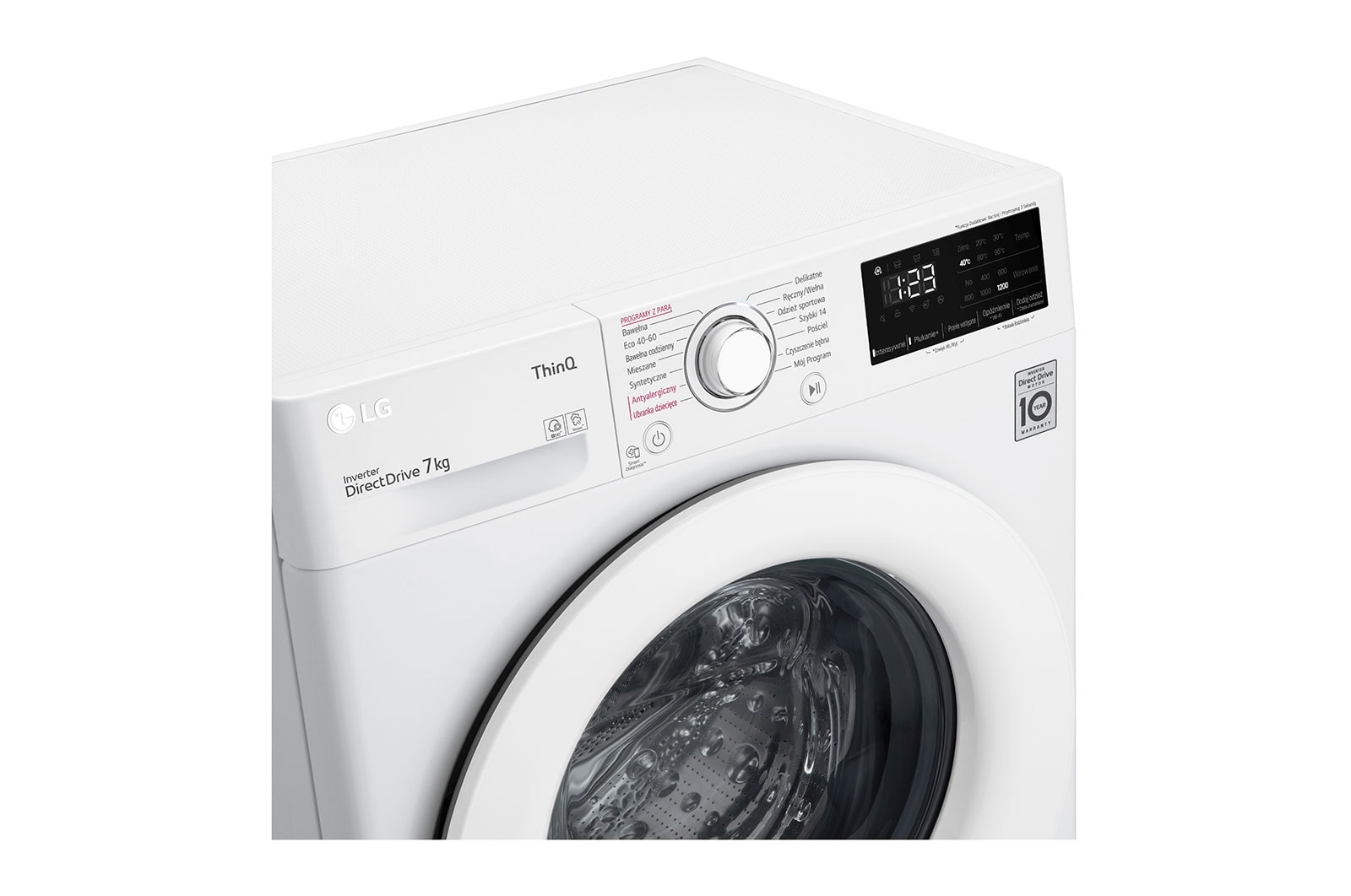 LG Pralka LG Vivace | biała | V200 | slim 7kg | Steam | 1200 rpm | AIDD | F2WV3S7S3E, F2WV3S7S3E